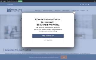 Marzano Italian Restaurant website