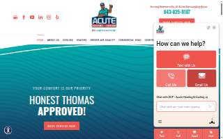 Acute Heating & Cooling website