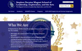 Decatur Junior High School website