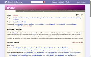 Irene's Catering Service, Inc. website