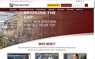 Frain Family Chiropractic website