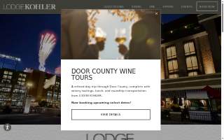 Lodge Kohler website