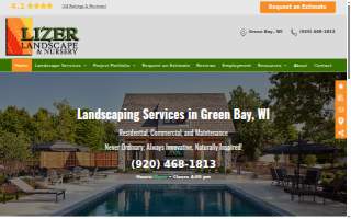 Lizer Lawn Care & Irrigation website