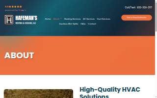 Hafeman's Heating & Cooling, LLC website
