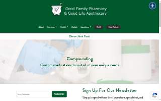 Good Life Apothecary website