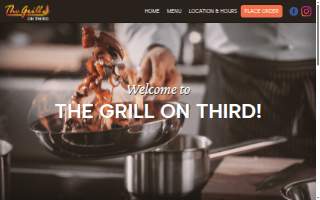 The Grill on Third website