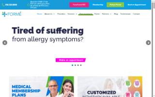 Formé Medical Center And Urgent Care website