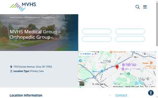 MVHS Orthopedic Group website