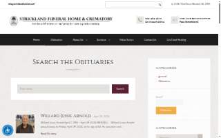Strickland Brothers 10 Minute Oil Change website