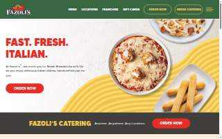 Fazoli's of Huntington website