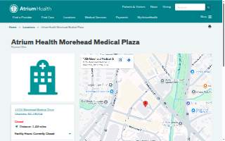Morehead Medical Plaza II website