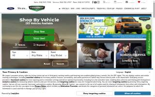 University Ford website