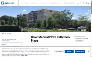 Duke Medical Plaza Patterson Place website