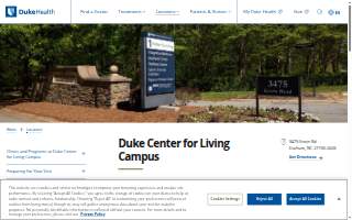 Duke Center for Living Campus website
