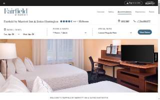 Fairfield by Marriott Inn & Suites Huntington website