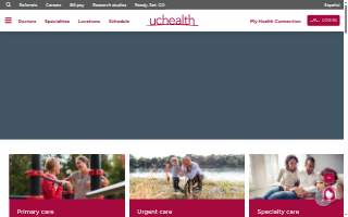 UCHealth Primary Care - Cheyenne website