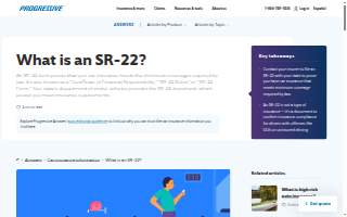 SR22 Drivers Insurance Solutions of Paterson website