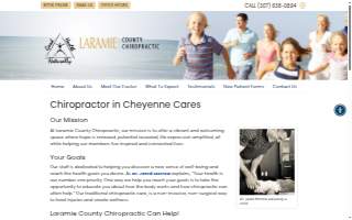 Laramie County Chiropractic website
