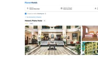 The Historic Plains Hotel website