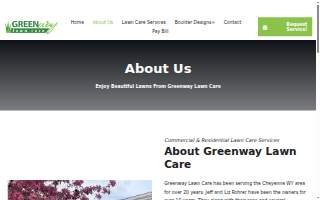 Greenway Lawn Care website