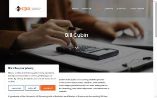 Bill Cubin CPA, CGMA, Tax Manager website