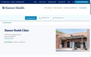 Banner Health Clinic | Casper, WY | 2nd St. website