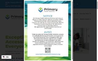 Primary Health Solutions of Hamilton website