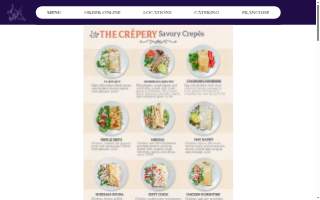 The Crepery website