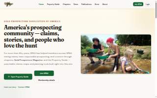 Prospector Plumbing and Heating website
