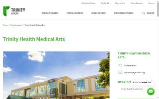 Trinity Health - Medical Arts website