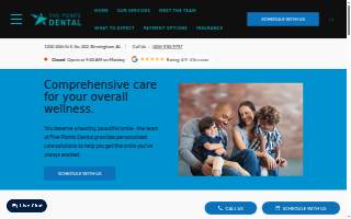 Five Points Dental website