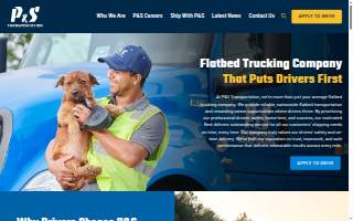 P & S Transportation website