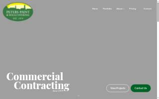Peters Paint & Wall Covering website