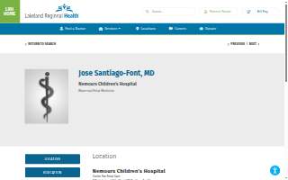 Santiago Miguel A MD website