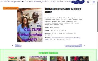 Singleton's Paint & Body Shop website