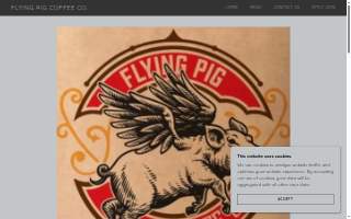 Flying Pig Coffee Co. website