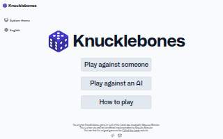 Knucklebones Elixir Co website