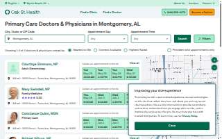 Oak Street Health Montgomery Primary Care Clinic website