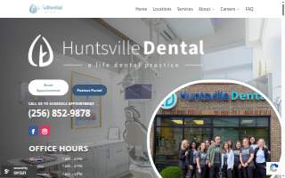 Huntsville Dental website