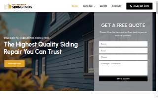 Charleston Siding Pros website