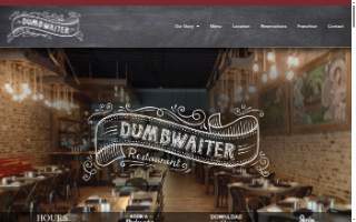Dumbwaiter Restaurant website