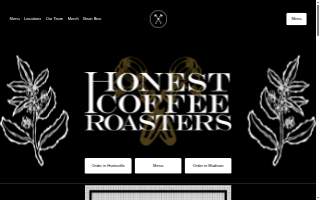 Honest Coffee Roasters website