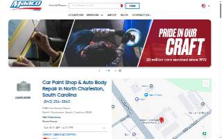 Maaco Auto Body Shop & Painting of North Charleston website