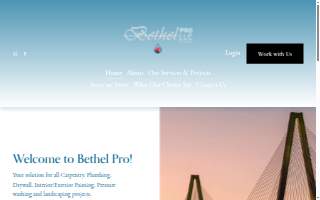 Bethel PRO LLC Carpentry, Drywall, Painting & Pressure Washing website