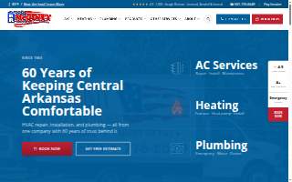 BR McGinty Plumbing, Heating & Air website