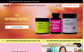Hum Salon website