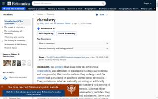 Chemistry Salon website