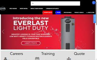 HTP Contractors website