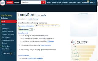 Transform Savannah website