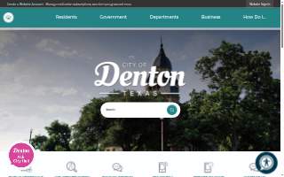 Denton Plumbing & Cleaning website